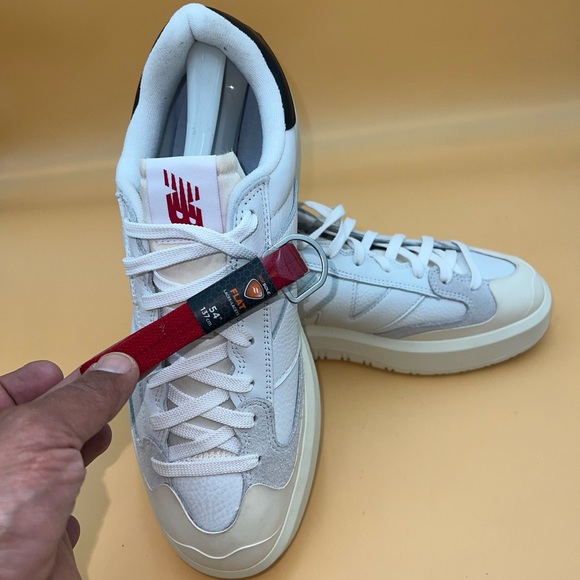 New Balance CT302 Leather Casual Sneaker White Cream Size 12 NEW without Box - Picture 3 of 8